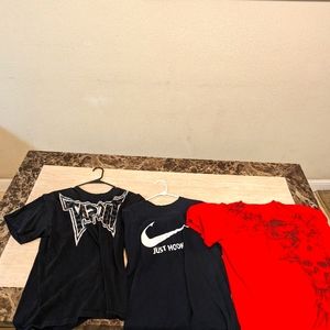 I'm selling used shirts but not worn much.